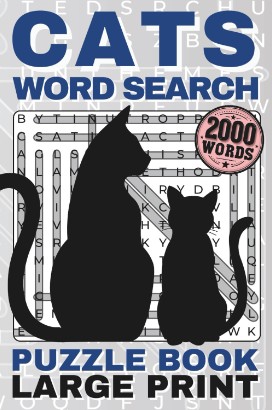 CATS WORD SEARCH LARGE PRINT
