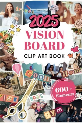 Vision Board Clip Art Book