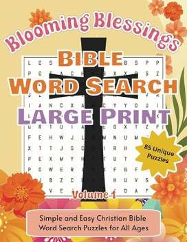 Blooming Blessings Bible Word Search Large Print