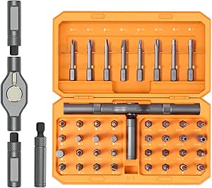 LOFICOPER 42 in 1 Ratchet Screwdriver Set, Magnetic Screwdriver Kit, DIY Ratchet Screwdriver Kit with Detachable Ratchet Handle,