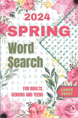 Spring Word Search for Adults Large Print