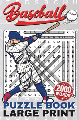 BASEBALL WORD SEARCH LARGE PRINT