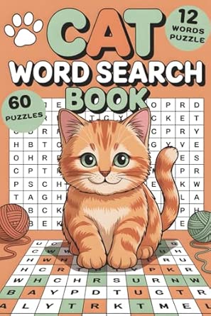 Cat Word Search Puzzle Book